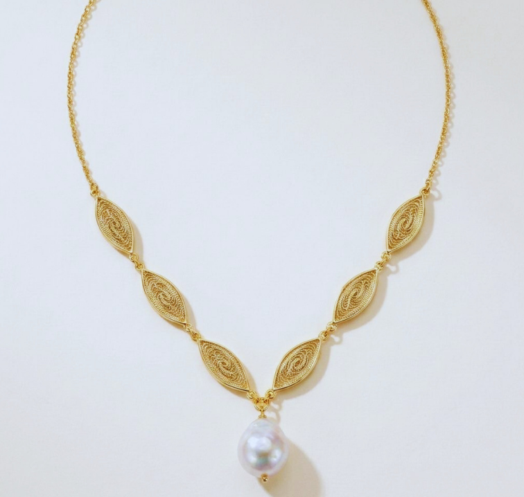 LEAVES Statement Necklace