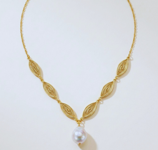 LEAVES Statement Necklace